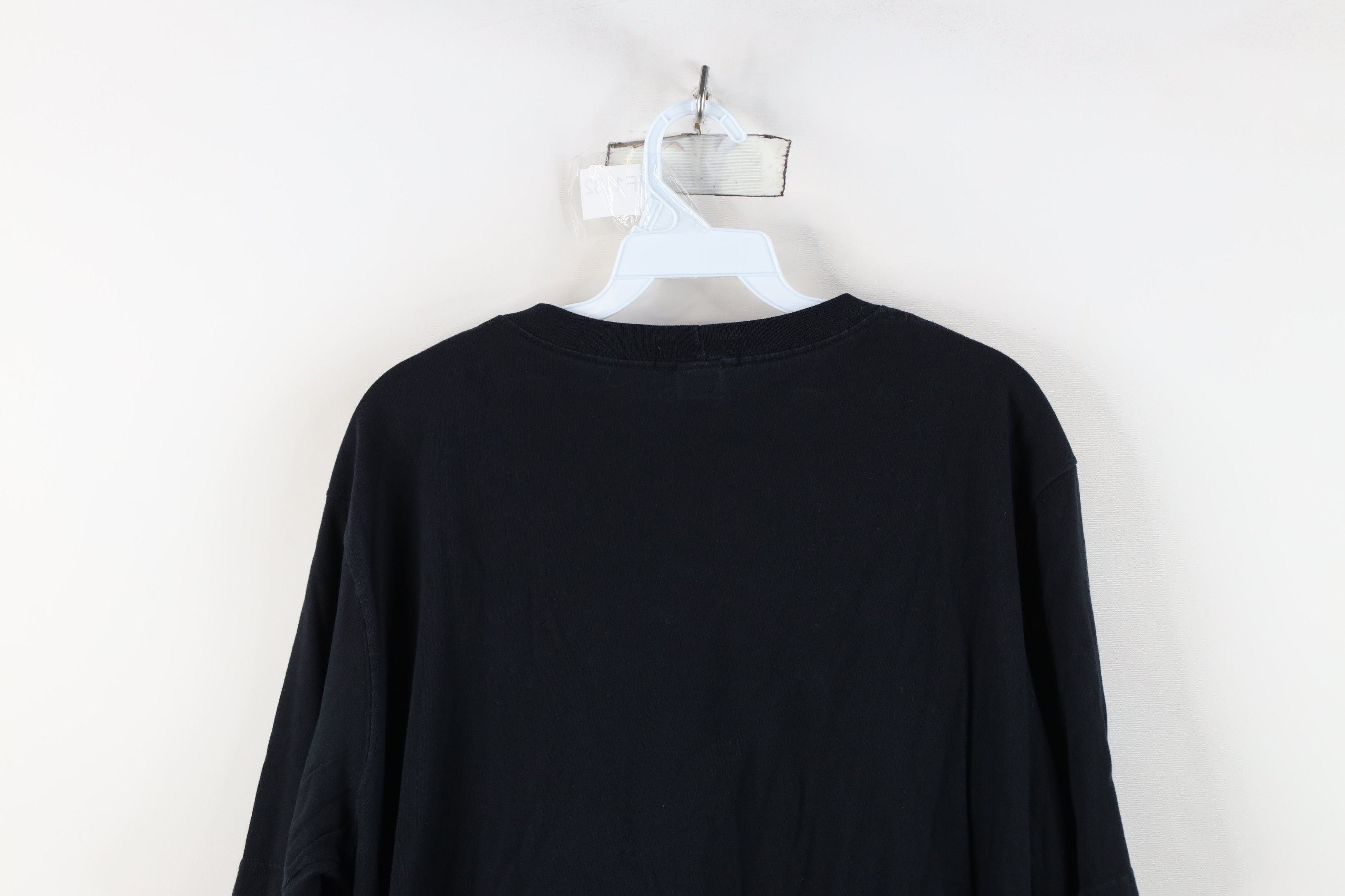 Lands' End Vintage 90s Y2K Lands End Heavyweight Cotton T-Shirt Black Size US L / EU 52-54 / 3 - 12 Thumbnail