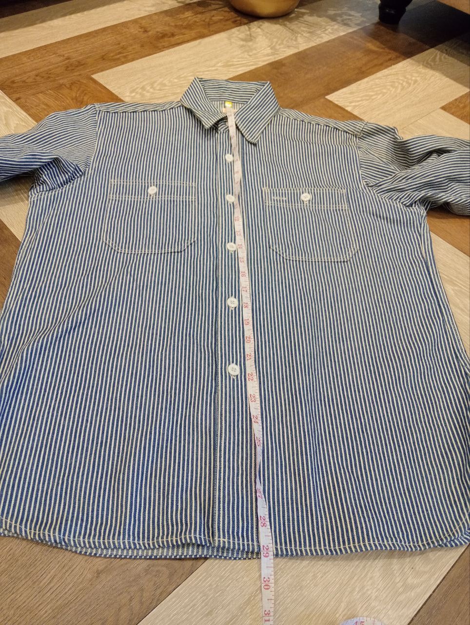 Toyo Enterprises HEADLIGHT by TOYO ENTERPRISES HICKORY DENIM SHIRT Size US M / EU 48-50 / 2 - 9 Thumbnail