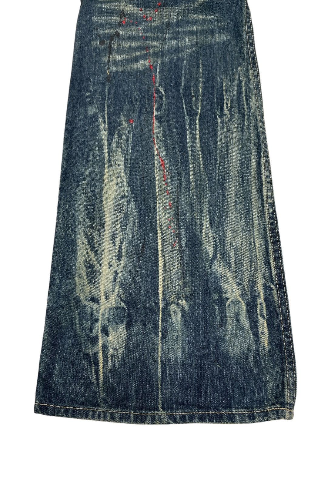 If Six Was Nine Rare Design Vintage Brand The Root Three Flared Jeans 1990s Size US 35 - 7 Thumbnail