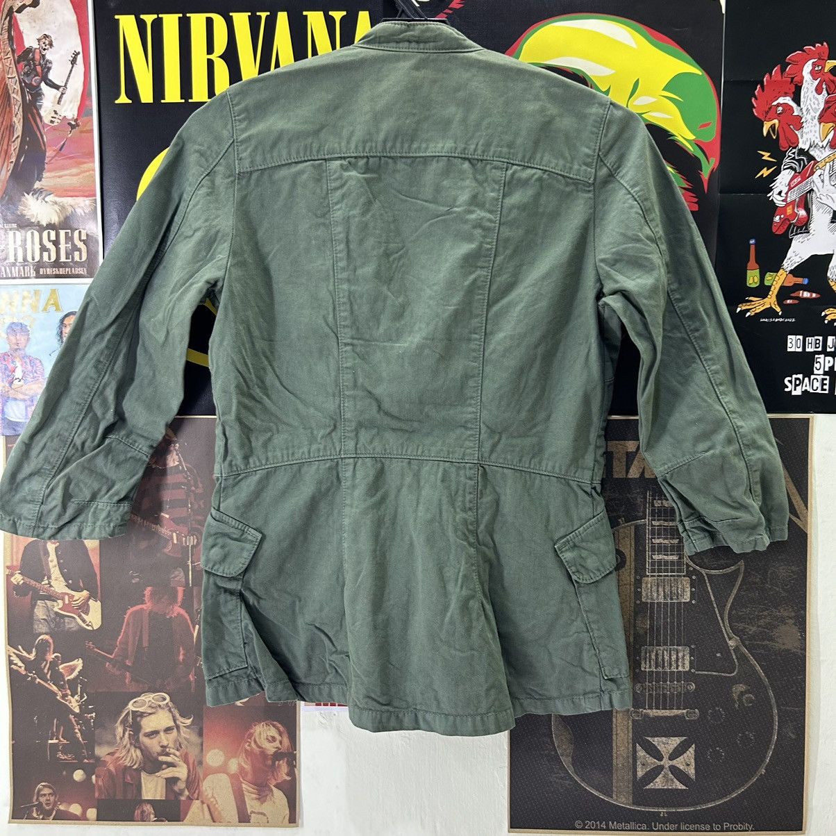 Vintage Vintage Luca by Studio Ecre Military Jacket Size M / US 6-8 / IT 42-44 - 5 Thumbnail