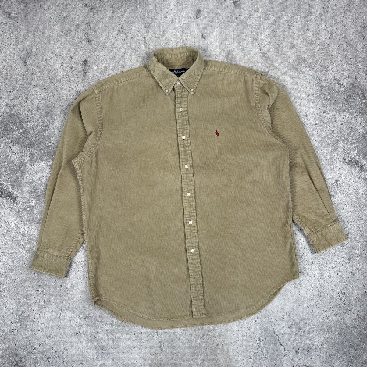 Polo Ralph Lauren Vintage Polo Ralph Lauren Velvet Button Up Shirt Overshirt Size US L / EU 52-54 / 3 - 2 Thumbnail