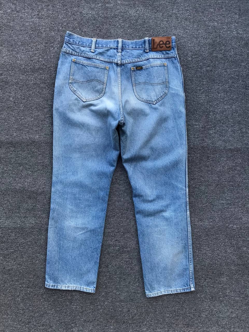 Lee VINTAGE 80S LEE LIGHTWASH DISTRESSED JEAN W34X30 Size US 34 / EU 50 - 10 Thumbnail