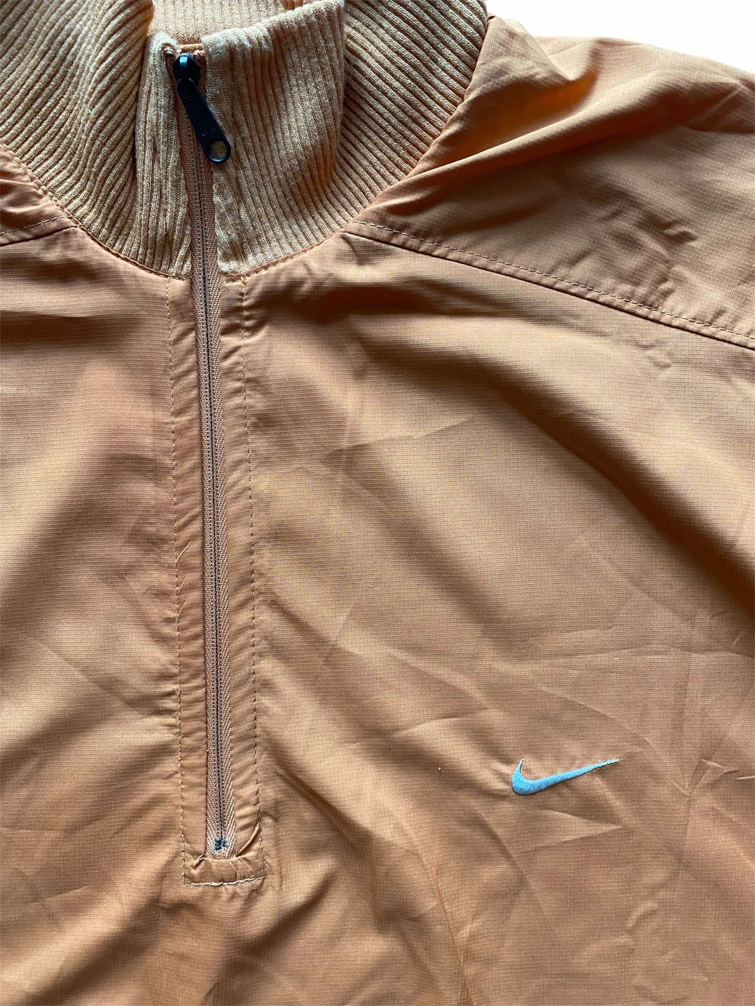 Nike Nike Reversible Orange Long Sleeve 1/4 Zip Up Swoosh Logo Size US M / EU 48-50 / 2 - 5 Thumbnail