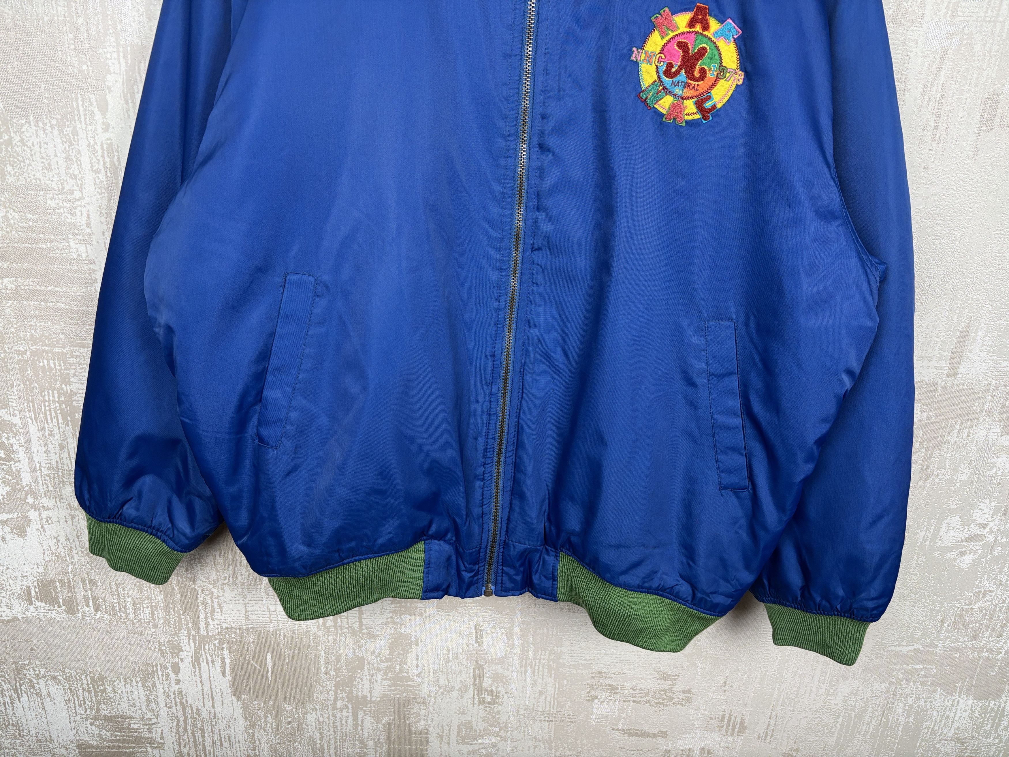 Vintage 90's NAF NAF Vintage Bomber Jacket Size fits to 2XL / 3XL Size US XXL / EU 58 / 5 - 7 Thumbnail
