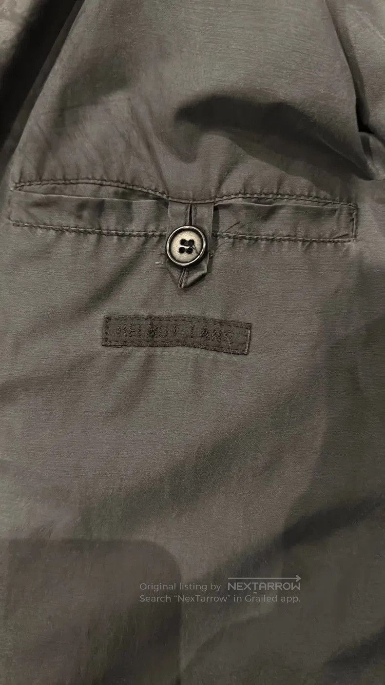 Helmut Lang Helmut Lang Waxed Bomber Jacket with Drawstring. Size US M / EU 48-50 / 2 - 7 Thumbnail