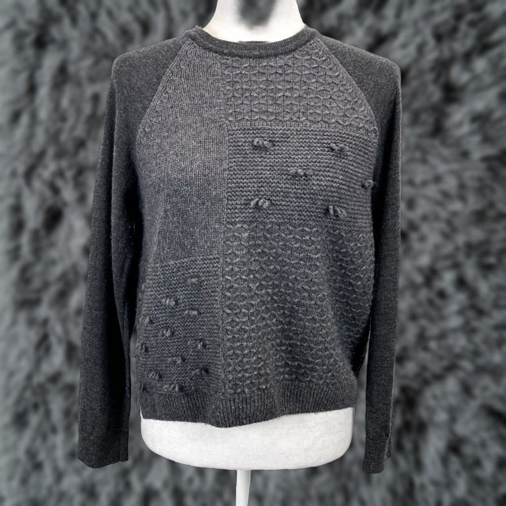 Simone Rocha Simone Rocha Cashmere Blend Crew Neck Sweater Womens Small Gray Size S / US 4 / IT 40 - 1 Thumbnail