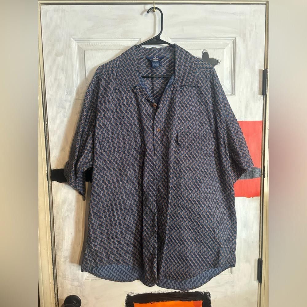 Designer Ruffhewn X-Large blue button down Size US XL / EU 56 / 4 - 1 Thumbnail