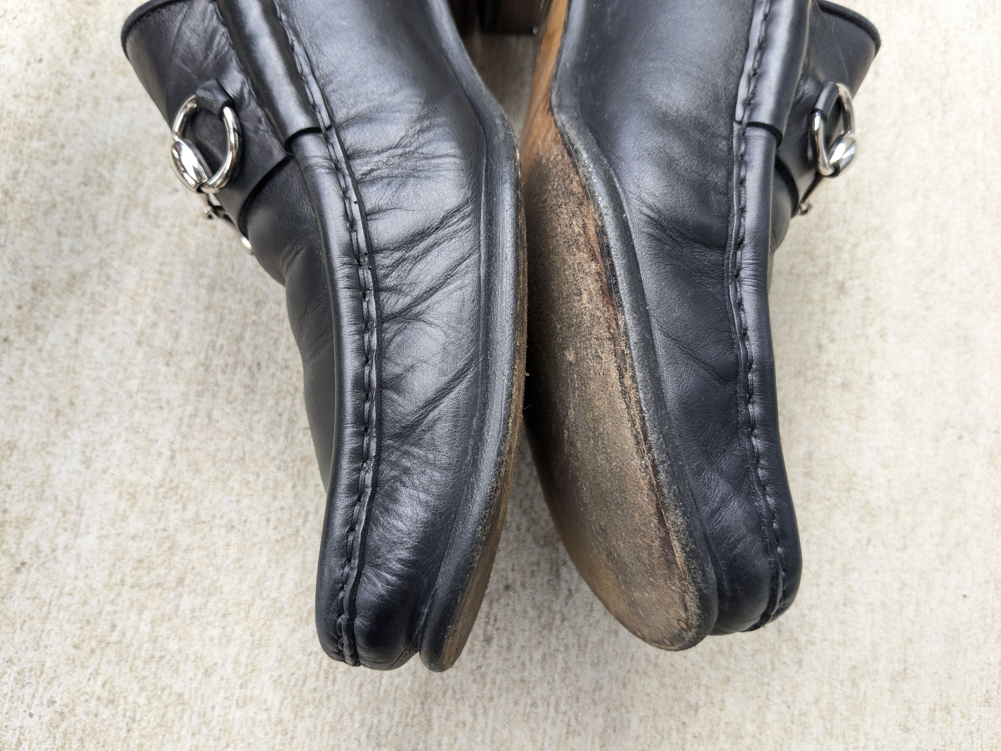 Gucci × Tom Ford Gucci Horsebit Loafers Black Leather 11 D Snaffle Slip On Size US 11 / EU 44 - 11 Thumbnail