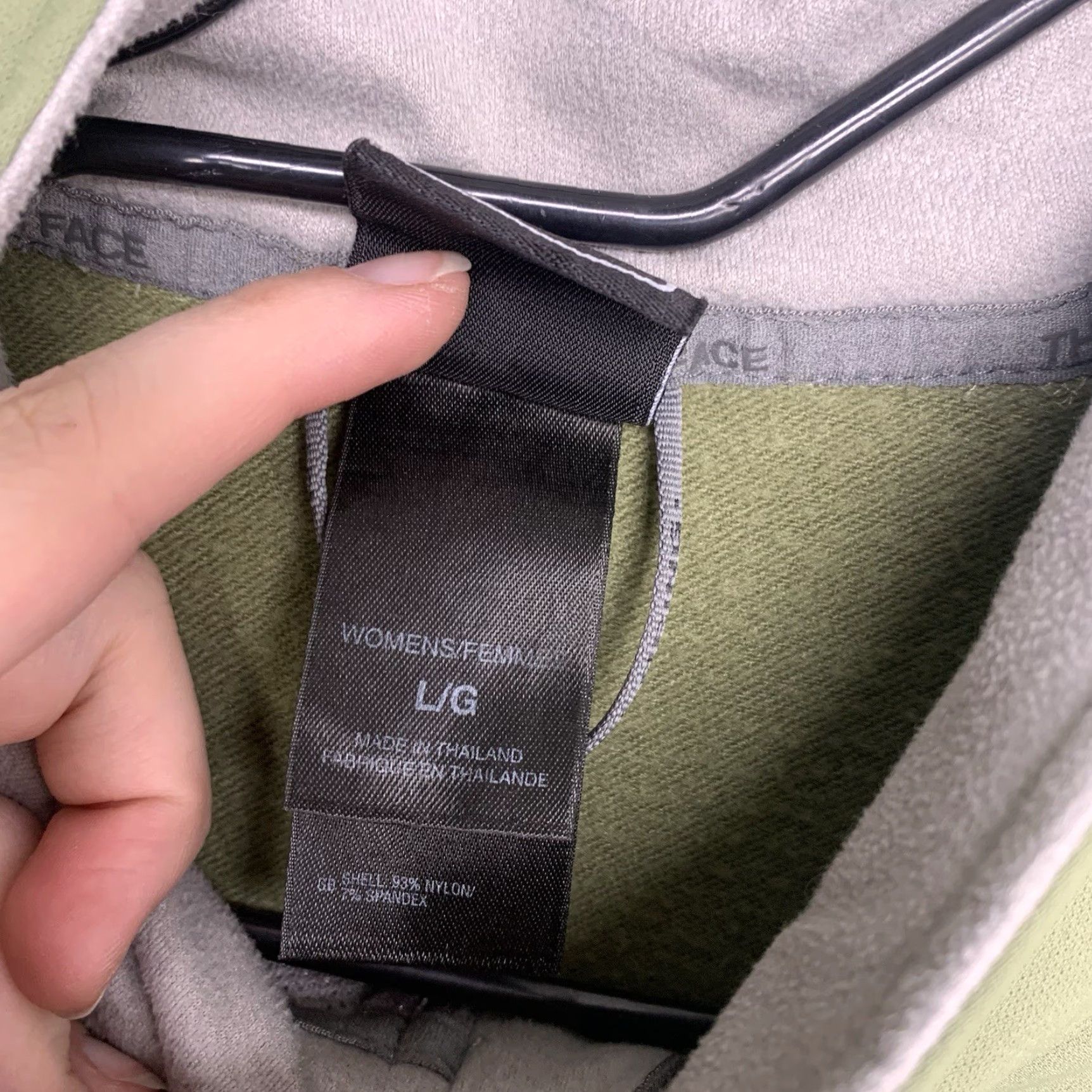 The North Face North Face Apex Pneumatic Jacket Womens Large Triumph Green Softshell Coat Hike Size L / US 10 / IT 46 - 4 Thumbnail