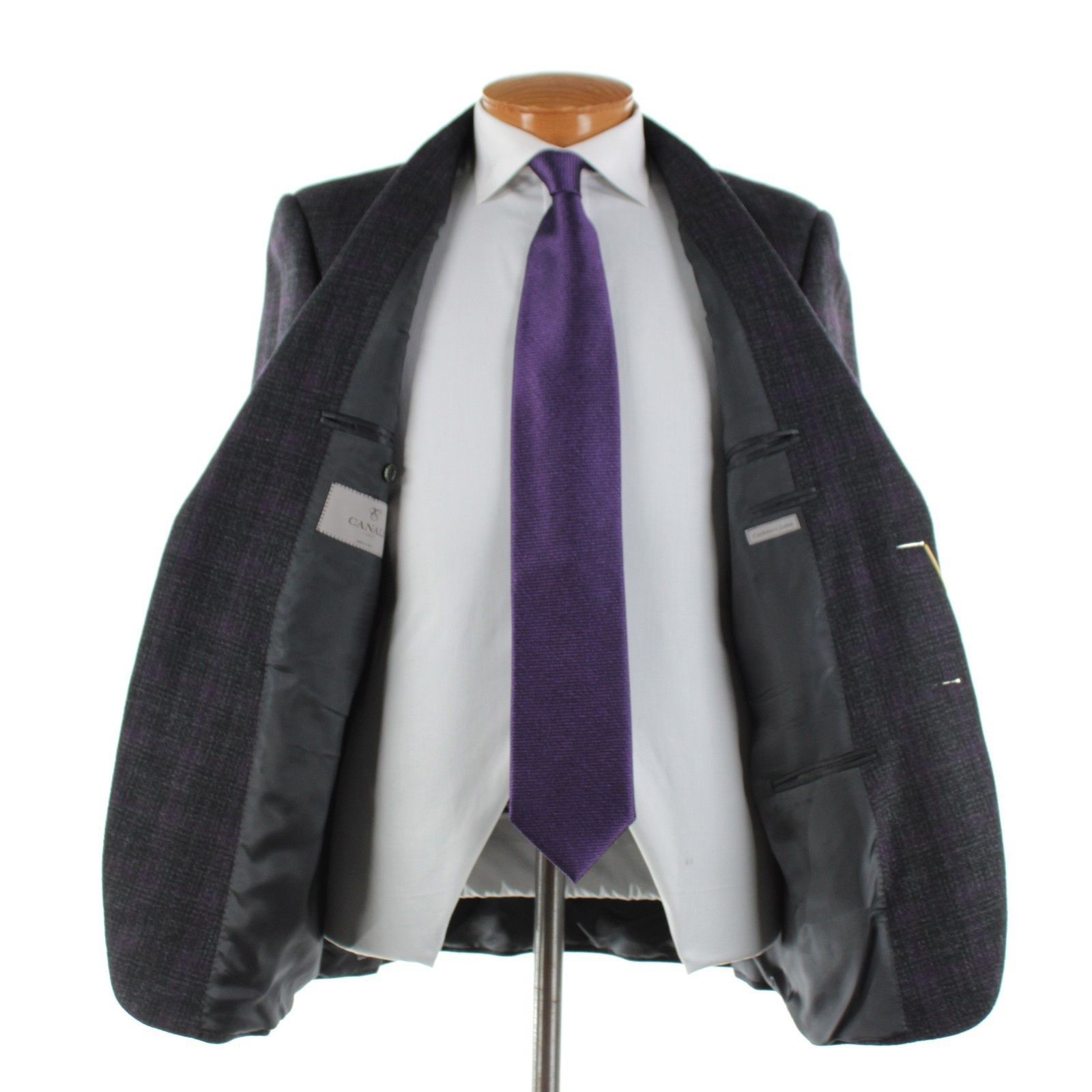 Canali Canali Sport Coat Size 42 Regular US in Gray Size 42R - 6 Thumbnail