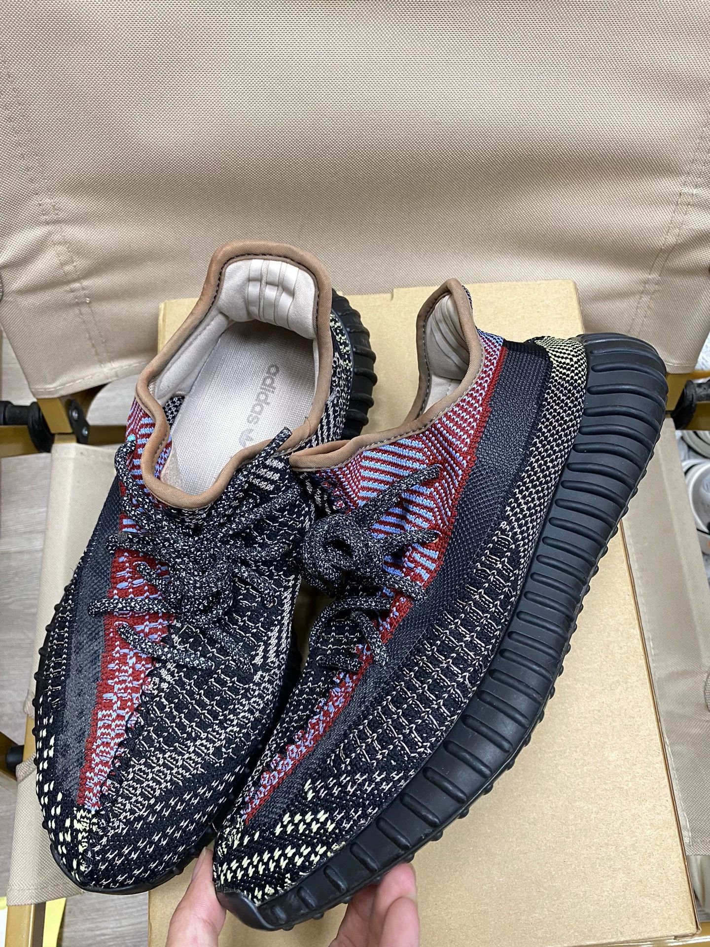 Adidas Adidas YEEZY35 Black Lowtop Sneakers 35 Men Size US 5 / EU 37 - 1 Thumbnail