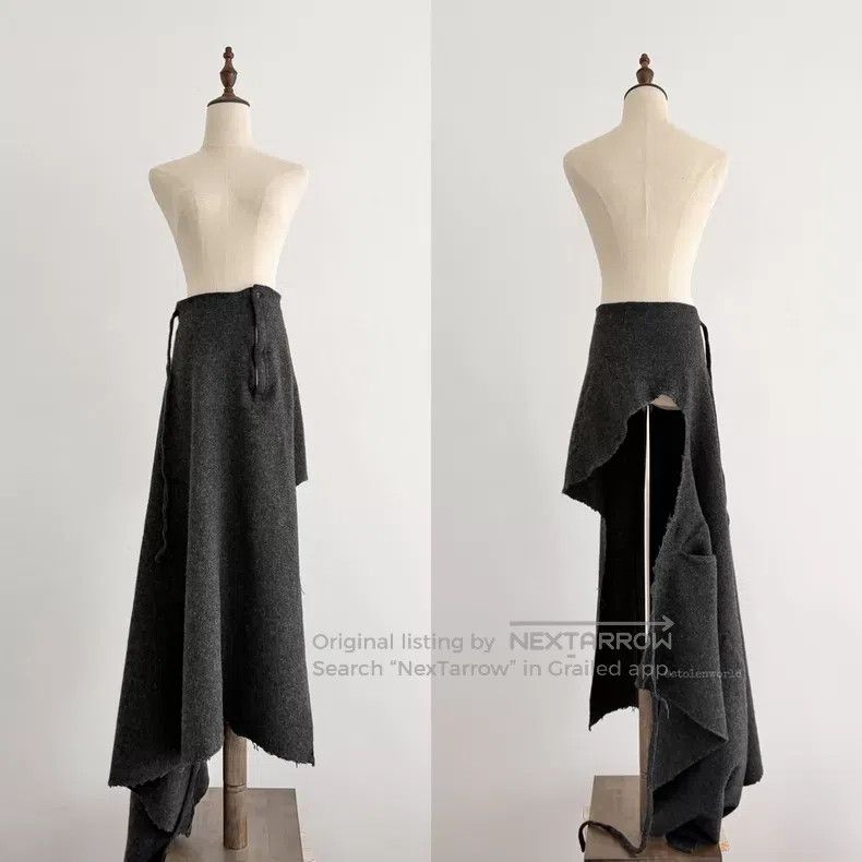 Comme des Garcons Comme Des Garcons size M Rippled Drawstring Skirt Size 23" - 5 Thumbnail