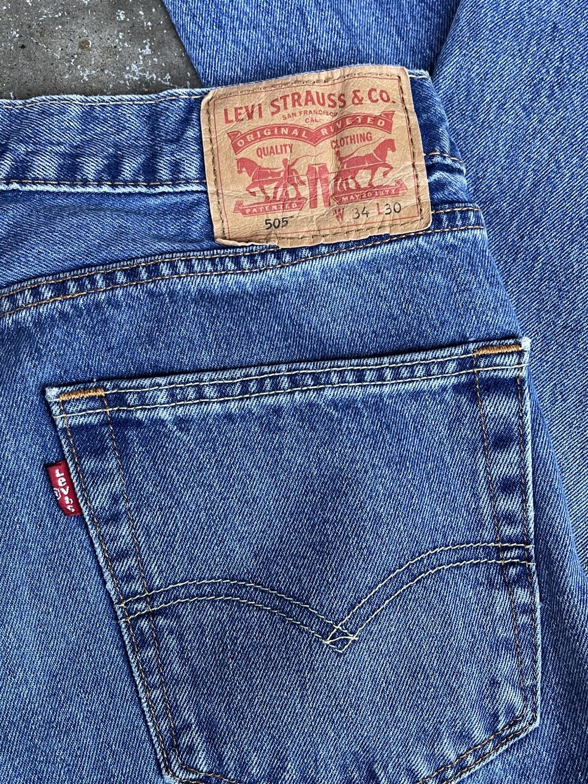 Levi's Levis 505s Denim Pants Size US 34 / EU 50 - 1 Thumbnail