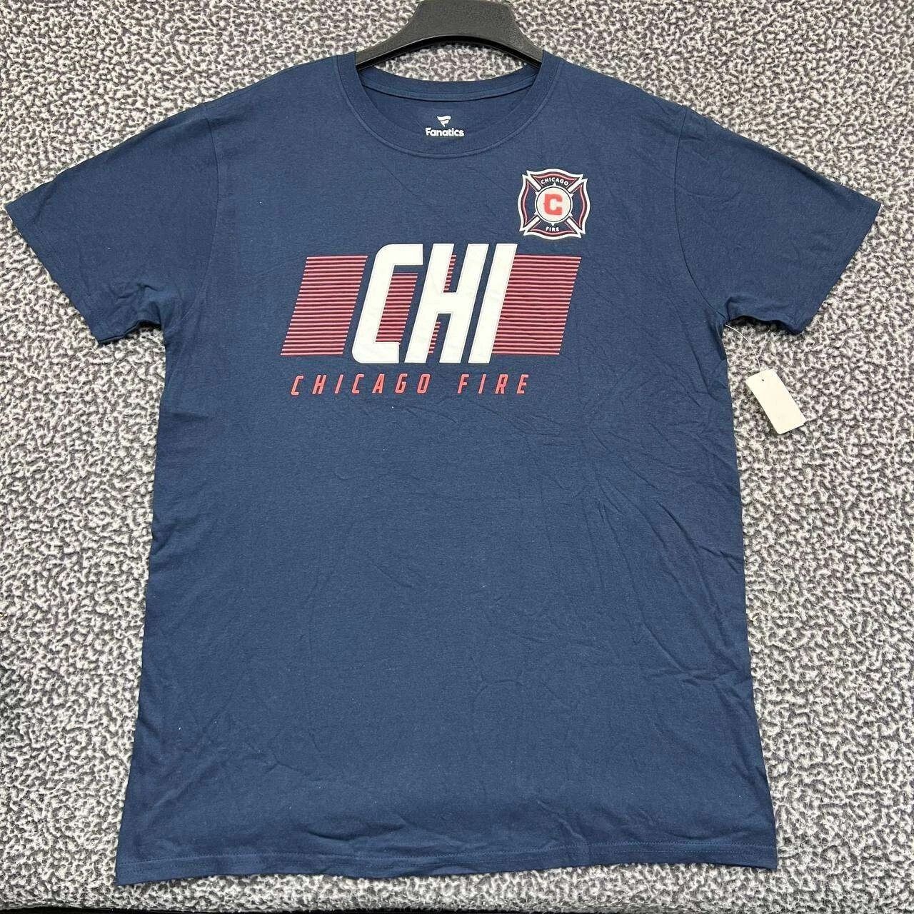 Other Chicago Fire Shirt Men Short Sleeve Crew Neck Cotton L Size US L / EU 52-54 / 3 - 1 Thumbnail