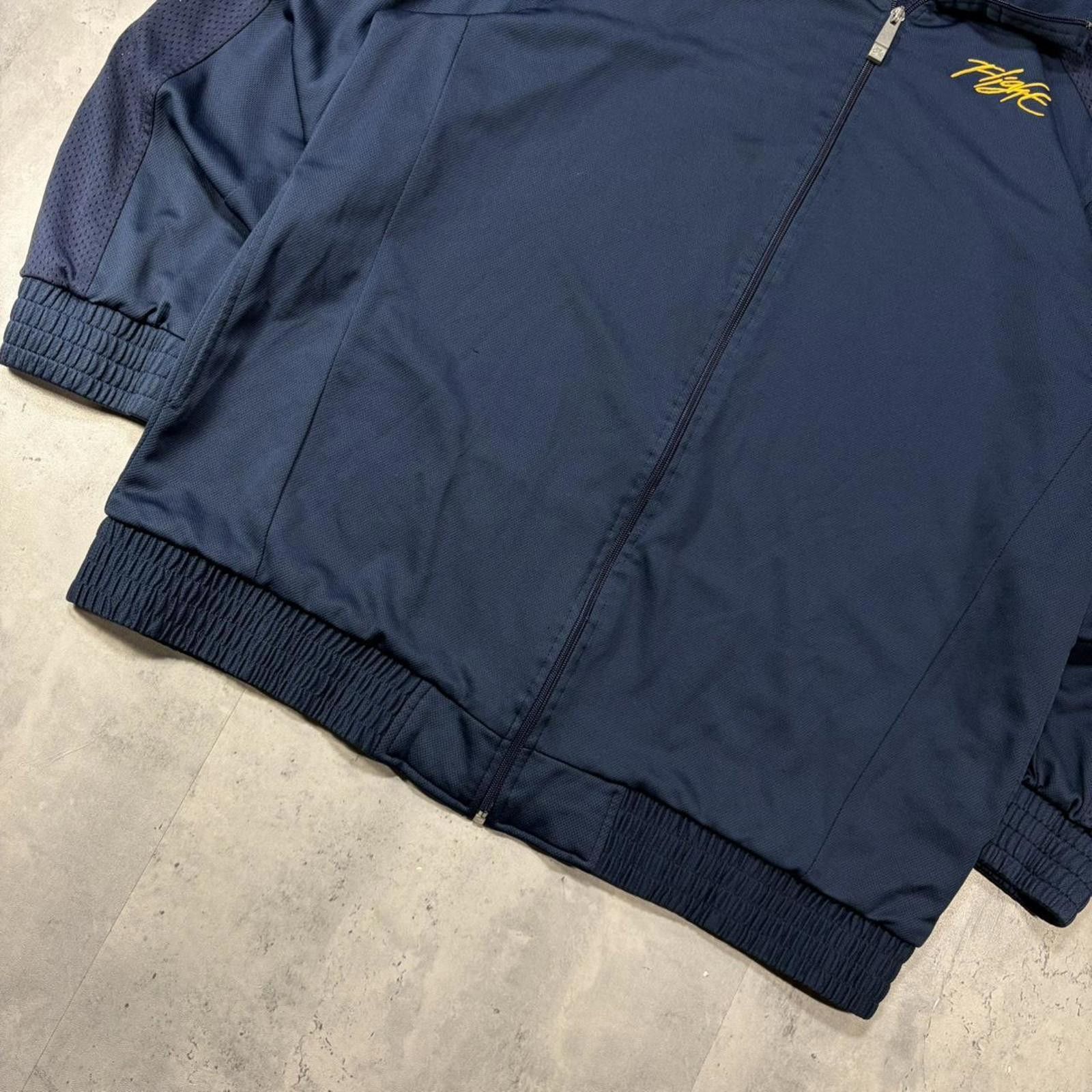 Nike Y2K Navy Nike Flight Dri Fit Zip Up Track Jacket Size US XL / EU 56 / 4 - 4 Thumbnail