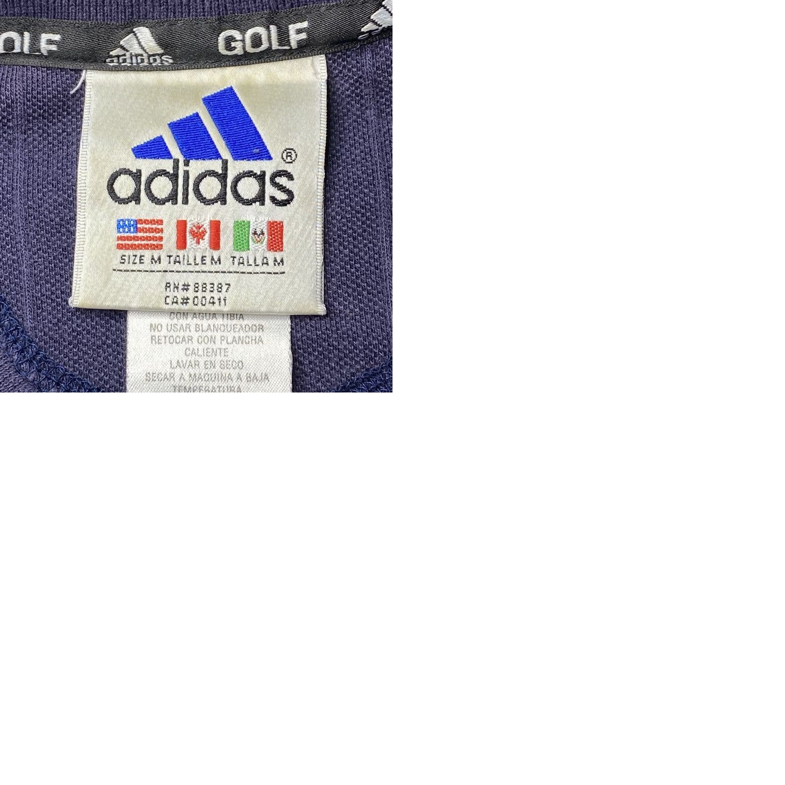 Adidas VINTAGE Adidas Golf Polo Shirt Mens L Blue White Embroidered Logo Size US L / EU 52-54 / 3 - 10 Thumbnail