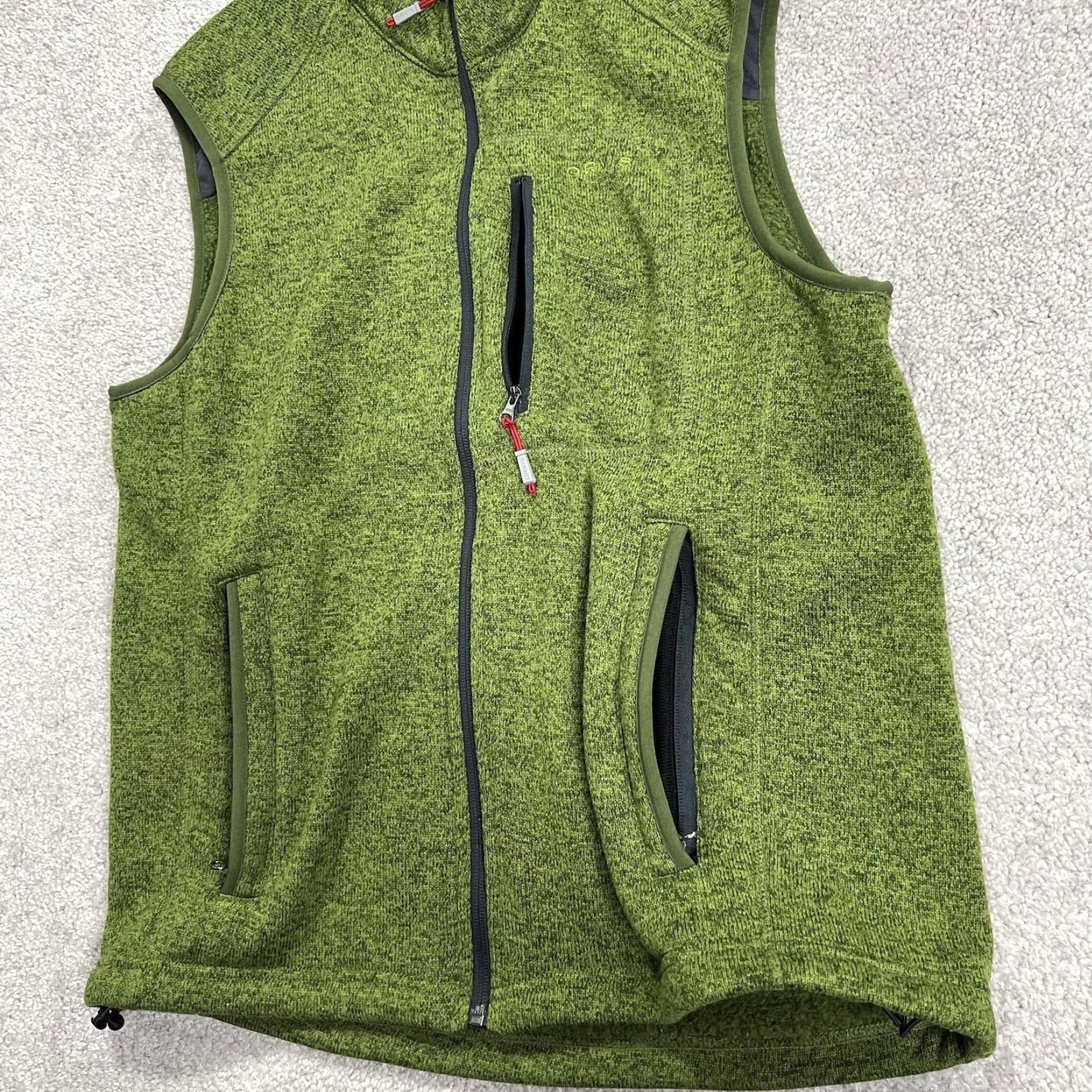 Orvis Orvis Vest Mens Medium Full Zip Green Pockets Fleece Outdoor Golf VEST Size US M / EU 48-50 / 2 - 6 Thumbnail