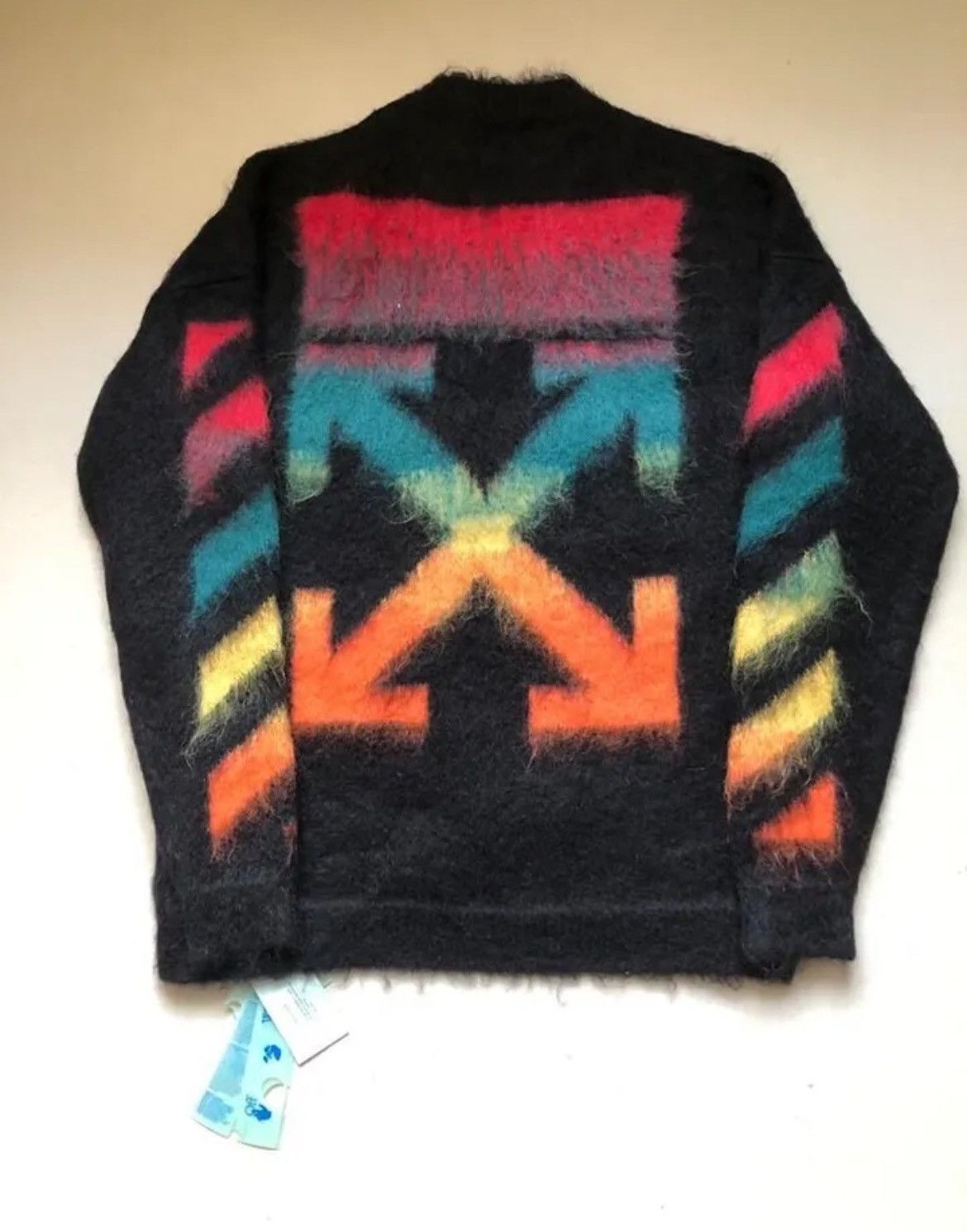 Off-White 💥NWT💥 OFF-WHITE GRADIENT MOHAIR SWEATER Size US S / EU 44-46 / 1 - 1 Thumbnail