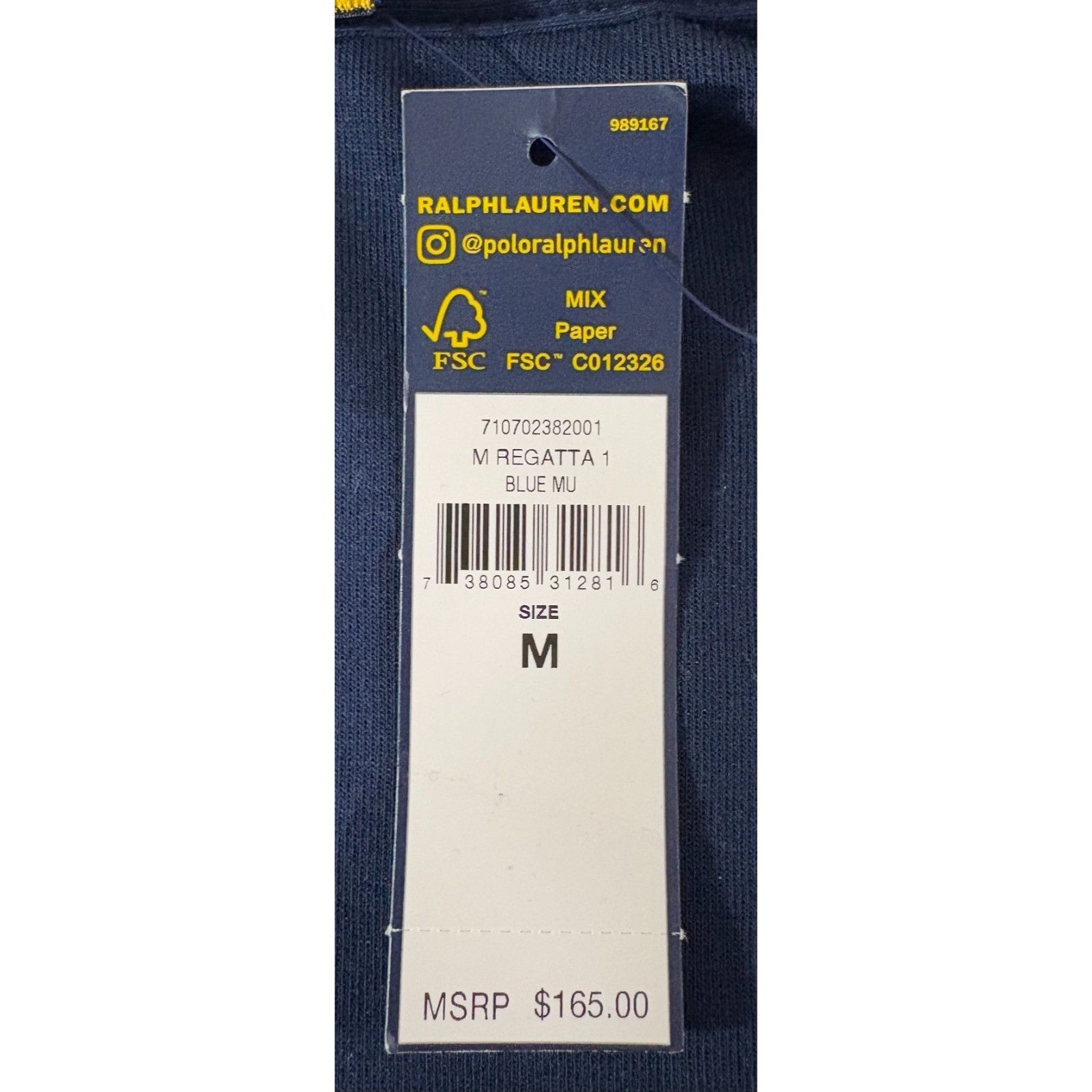 Polo Ralph Lauren Polo Ralph Lauren CP RL-93 RLYC Regatta Jacket sz M color Bl Size US M / EU 48-50 / 2 - 3 Thumbnail