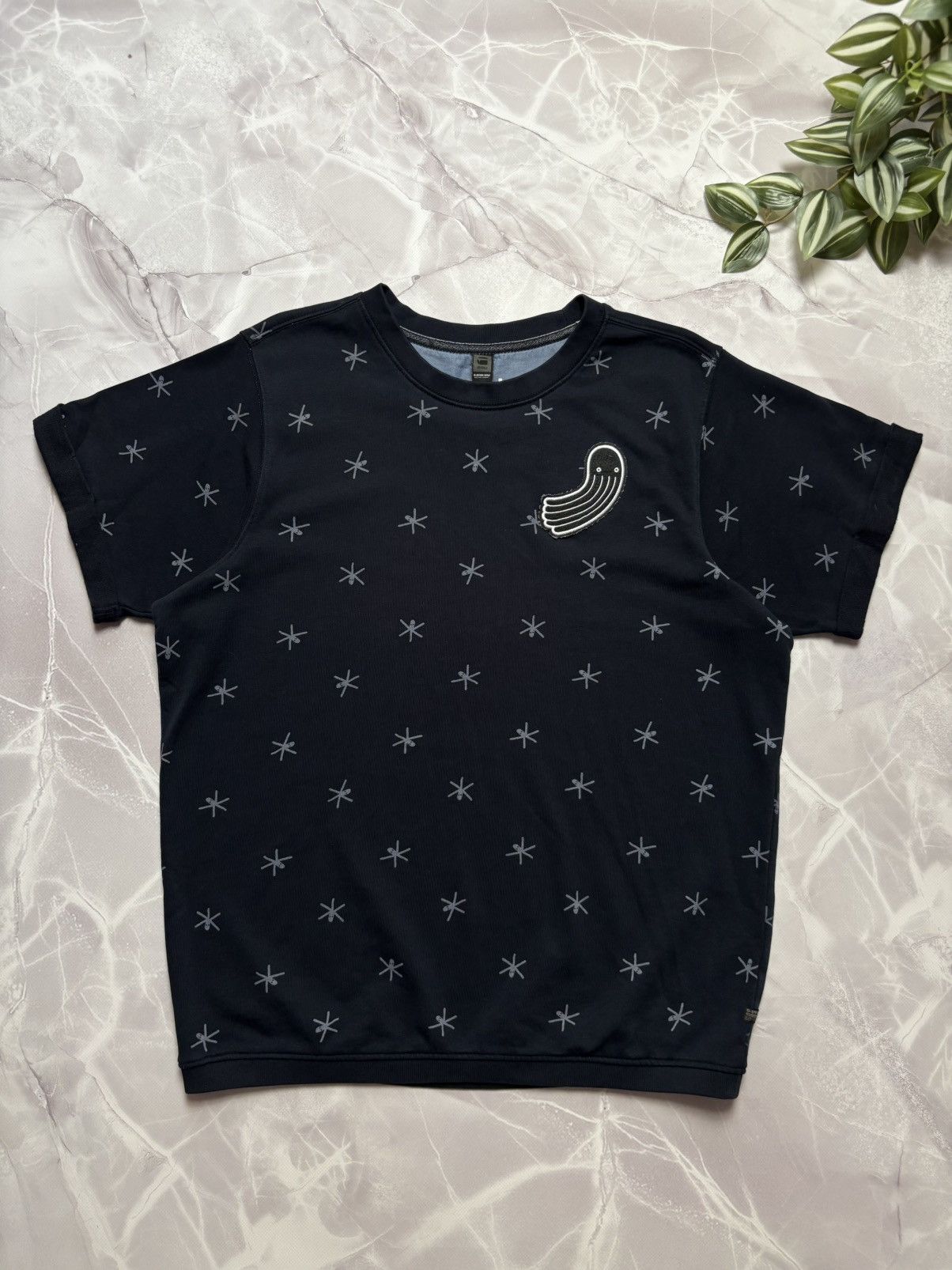 G-Star × Pharrell G-Star Raw x Pharrell Williams Oceans Loose Tee Womens S Size S / US 4 / IT 40 - 1 Thumbnail