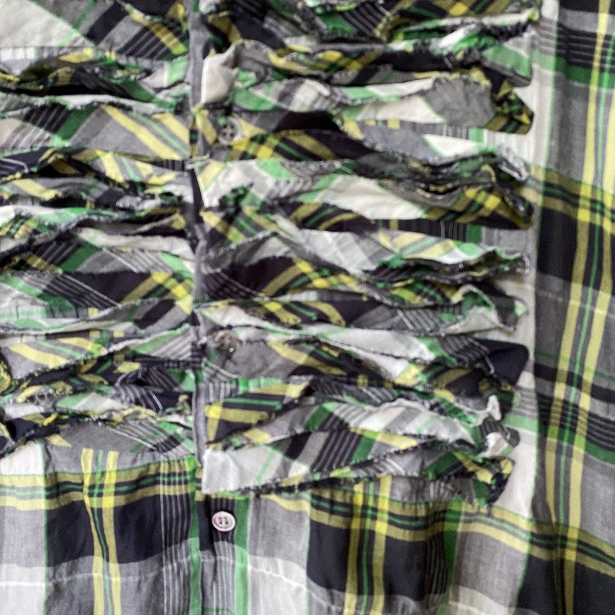 Zucca CABANE de zucca Twisted Plaid Lattice Shirt Size US S / EU 44-46 / 1 - 13 Thumbnail