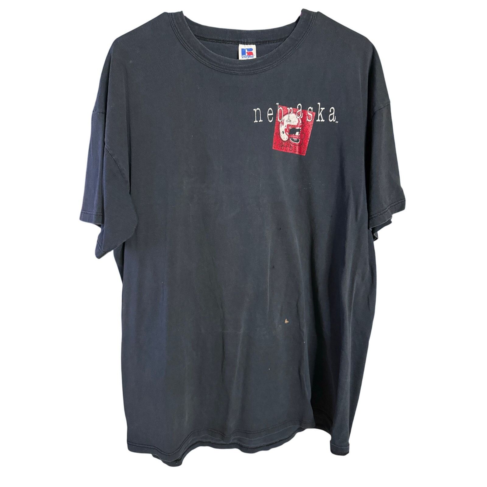 Russell Athletic Vintage Nebraska Huskers Tee Size US XL / EU 56 / 4 - 1 Thumbnail