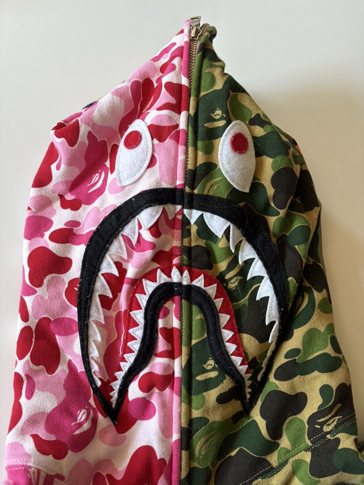 Bape Abc Camo Separate Shark Full Zip Hoodie Size US XXL / EU 58 / 5 - 3 Thumbnail