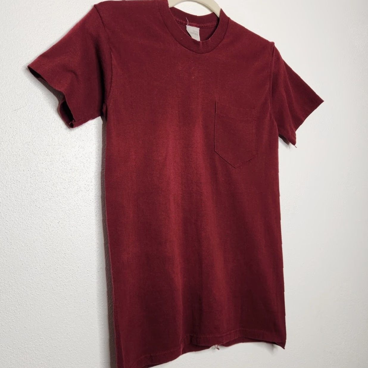 Vintage VINTAGE Black Pocket Shirt Cascade Unisex Adults Medium Red 70s 80s Single Stitch Faded Soft Thin Length 25.5 Width 16 Size US M / EU 48-50 / 2 - 2 Thumbnail