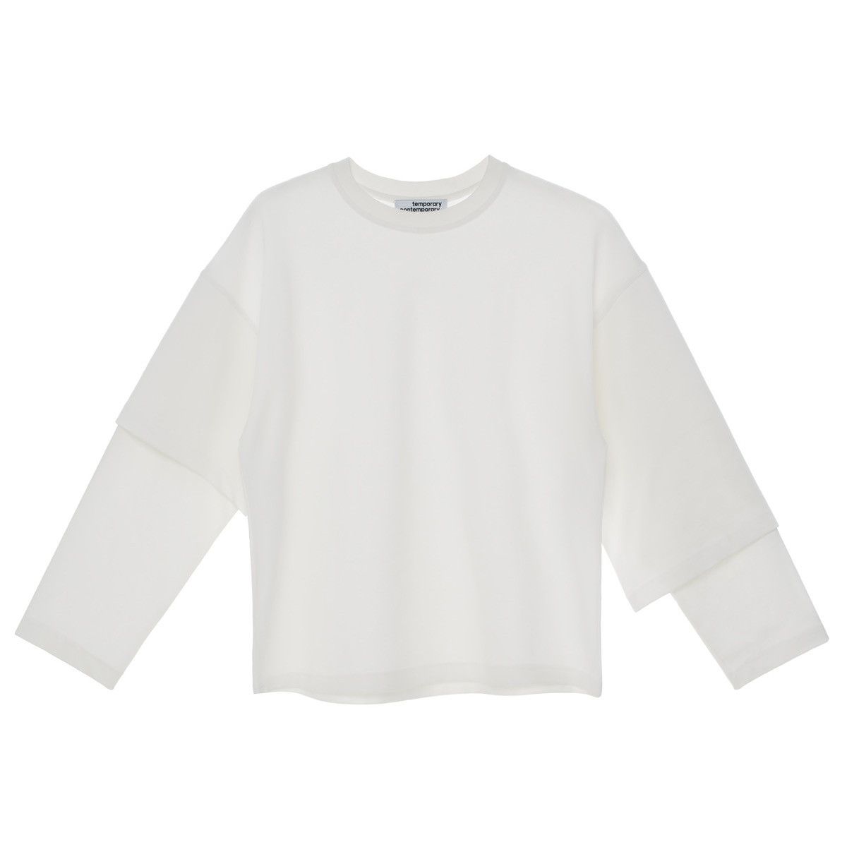 9.12tc/ Long Sleeve & Asymmetrical T-Shirt Sleeves