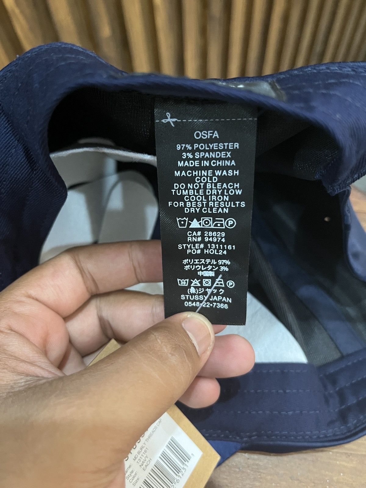 Stussy Cap Stussy Md Burly Threads Size ONE SIZE - 7 Thumbnail