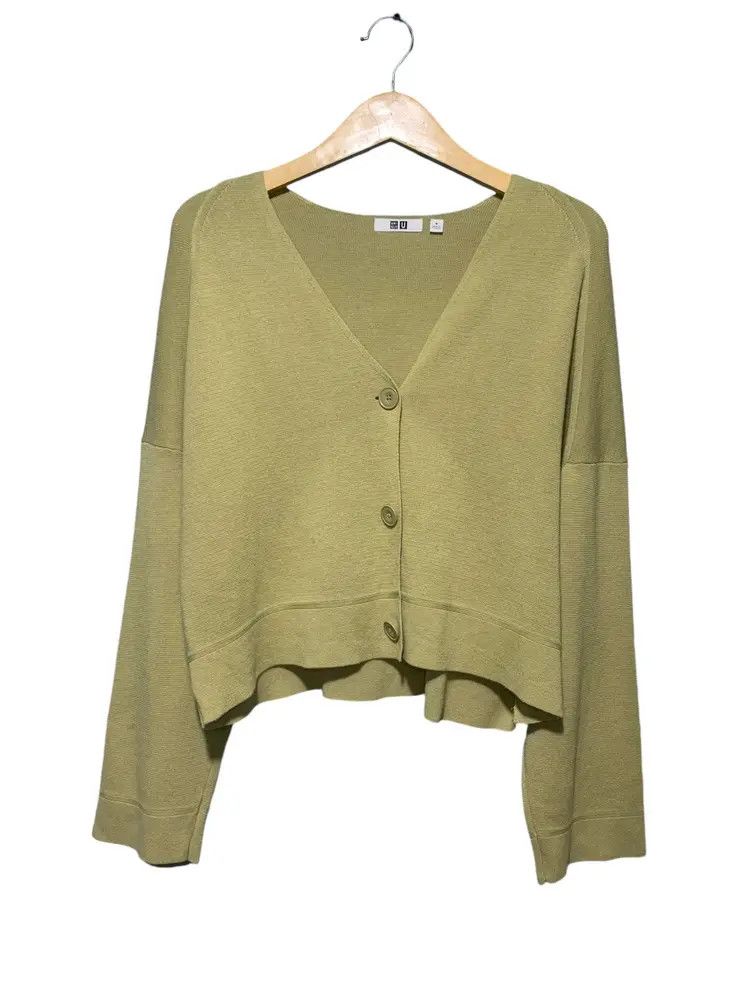 Other Uniqlo U Lemaire baggy oversized crop cardigan Size M / US 6-8 / IT 42-44 - 4 Thumbnail