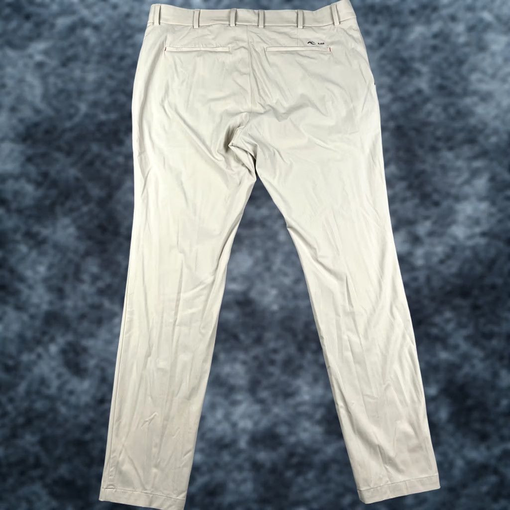 KJUS KJUS Iver Pants Mens 38x32 Beige Tailored Fit Golf Stretch Performance Size US 38 / EU 54 - 1 Thumbnail