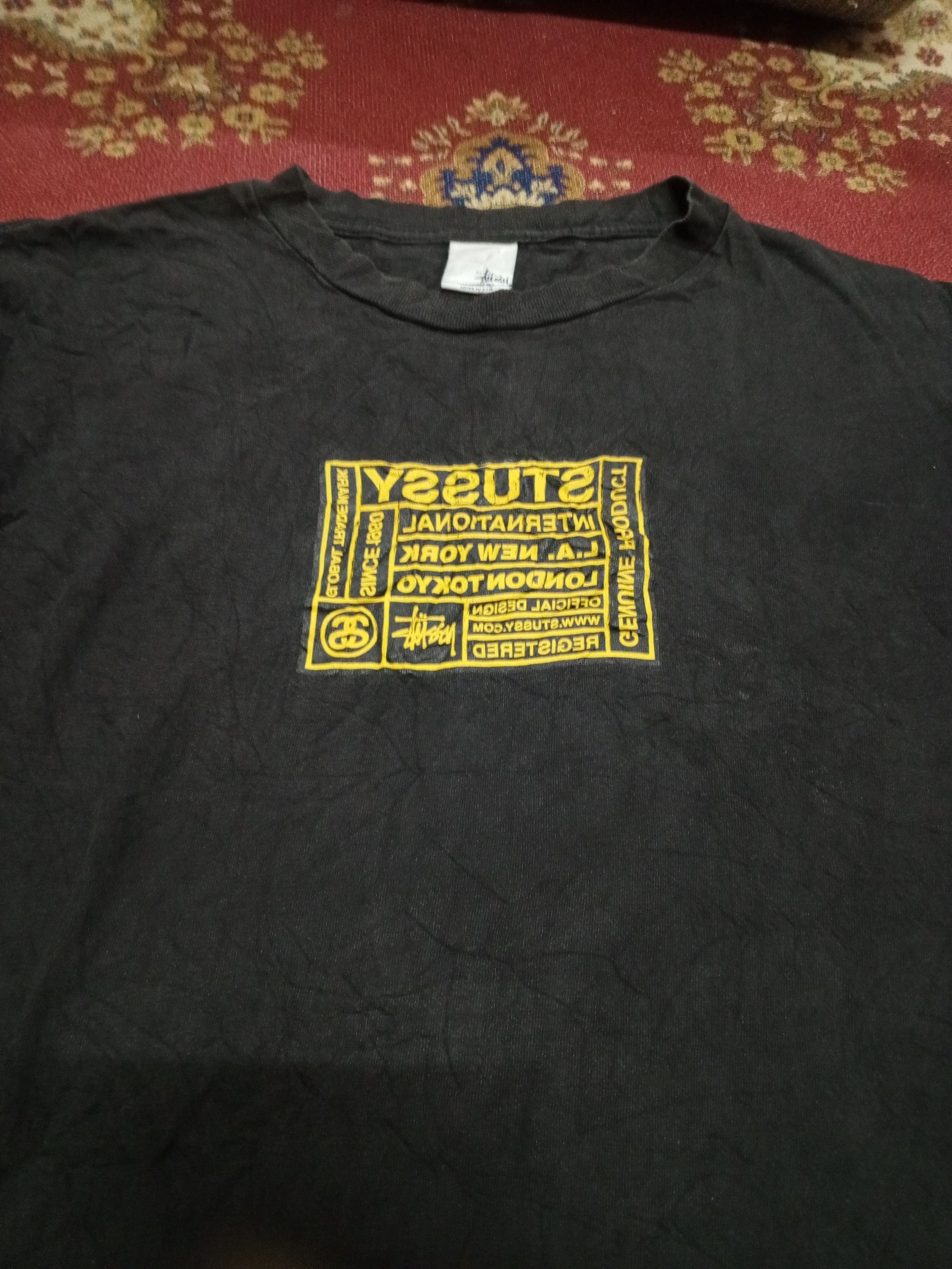 Stussy 💥vtg90s stussy box logo rare 💥 Size US L / EU 52-54 / 3 - 2 Thumbnail