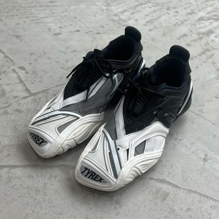 Balenciaga Balenciaga Tyrex Sneaker (Black / White) | Grailed