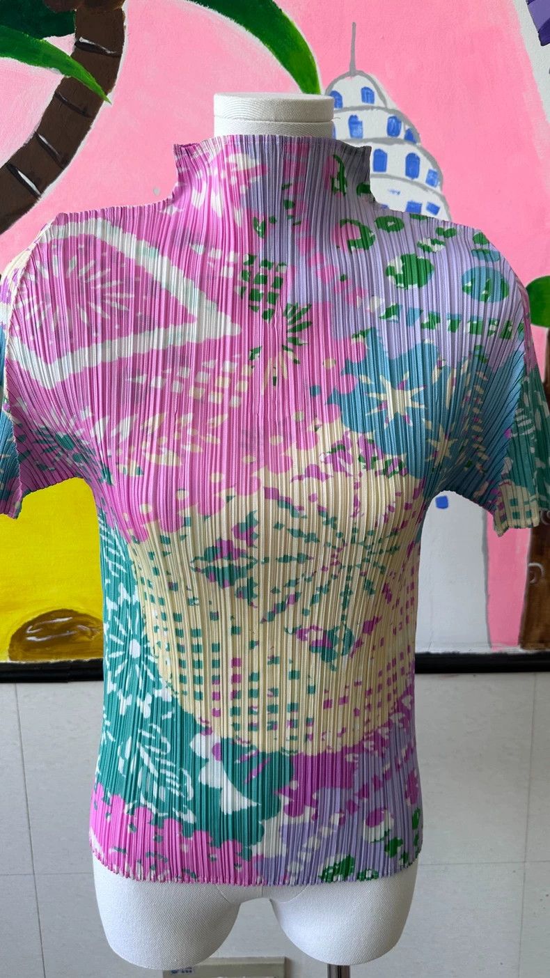 Issey Miyake issey miyake size:3 Macaron short-sleeved 2505-Nextarrow Size XXS / US 00 / IT 34 - 2 Thumbnail