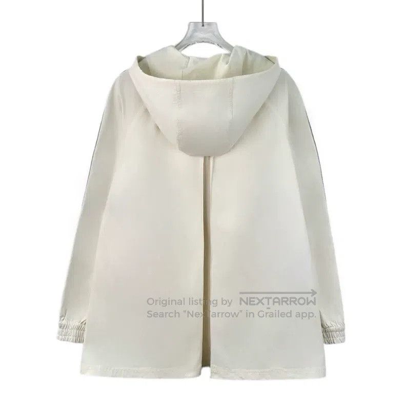 Gucci Gucci Beige side striped webbing cotton hooded drawstring Size US XXS / EU 40 - 2 Thumbnail
