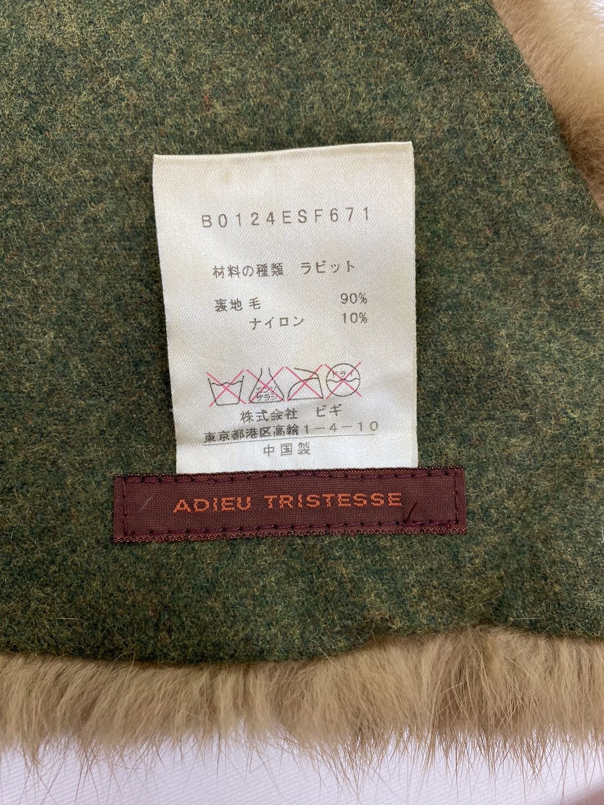 Adieu Paris × Designer Adieu Tristesse Rabbit Fur Scarf Size ONE SIZE - 5 Thumbnail