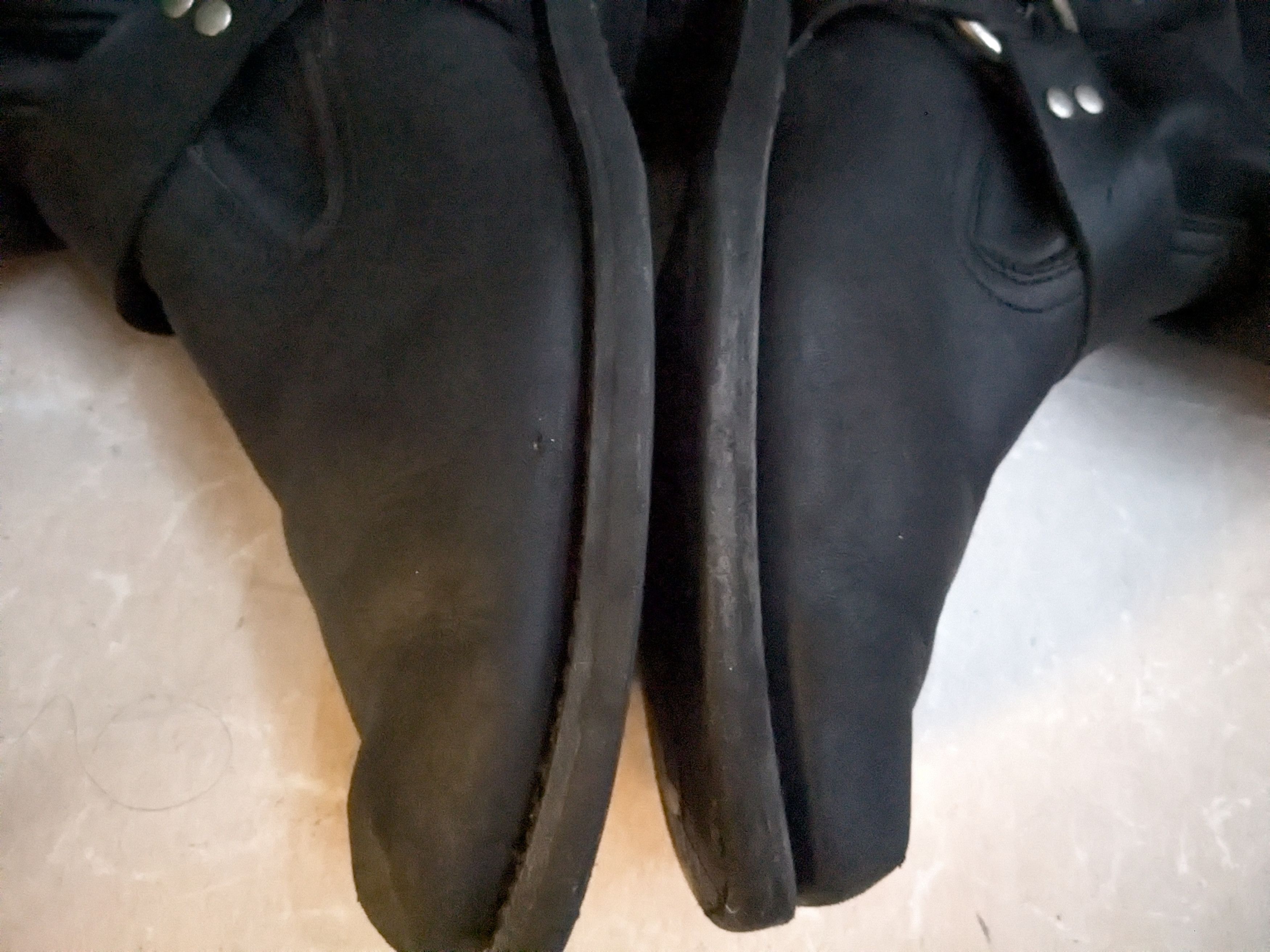 Genuine Leather Harness Boots Black Leather 11 Leather Buckle Size US 11 / EU 44 - 8 Thumbnail