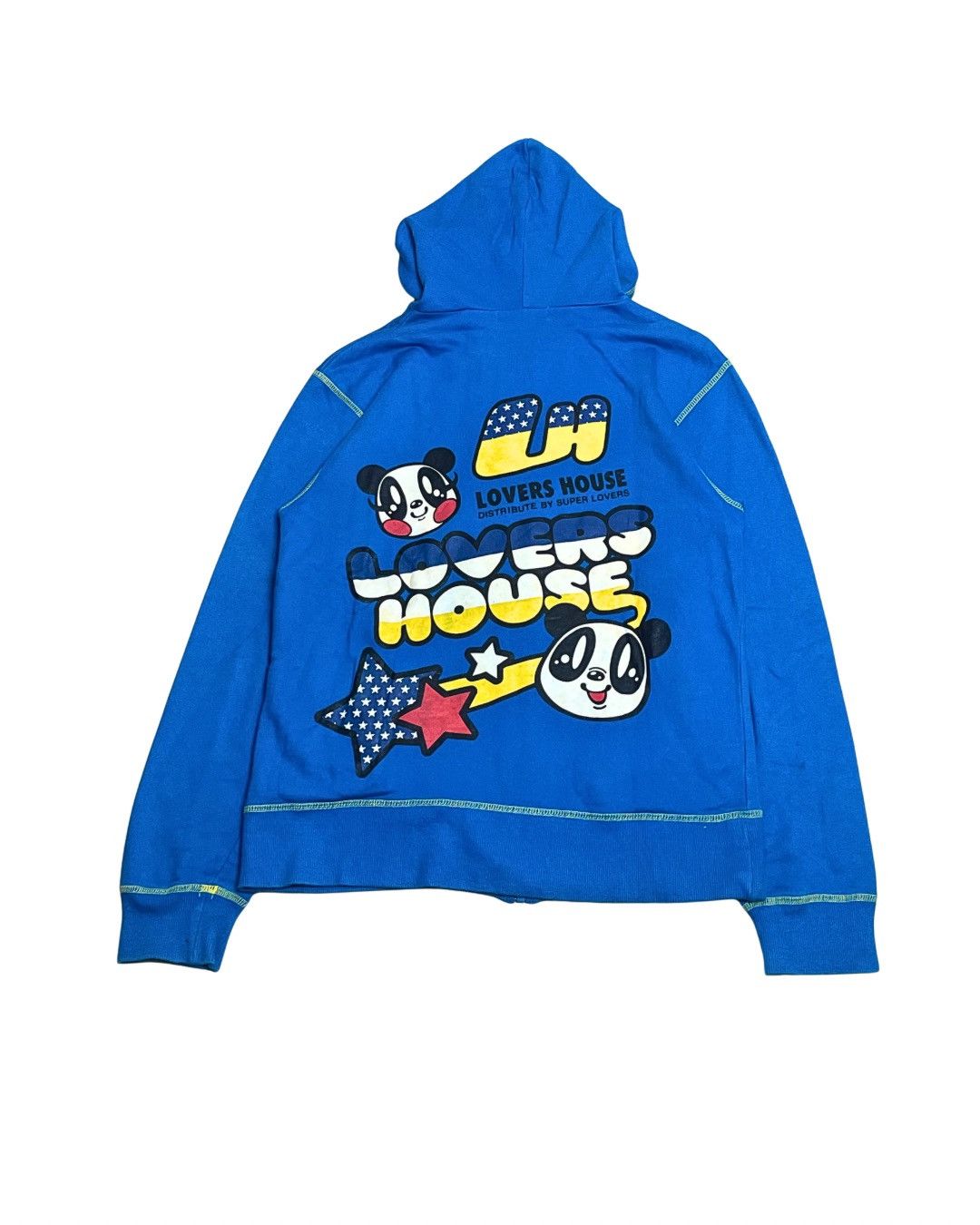 Japanese Brand Lovers House "LH" Big Logo Zip-Up Hoodie Size S / US 4 / IT 40 - 1 Thumbnail
