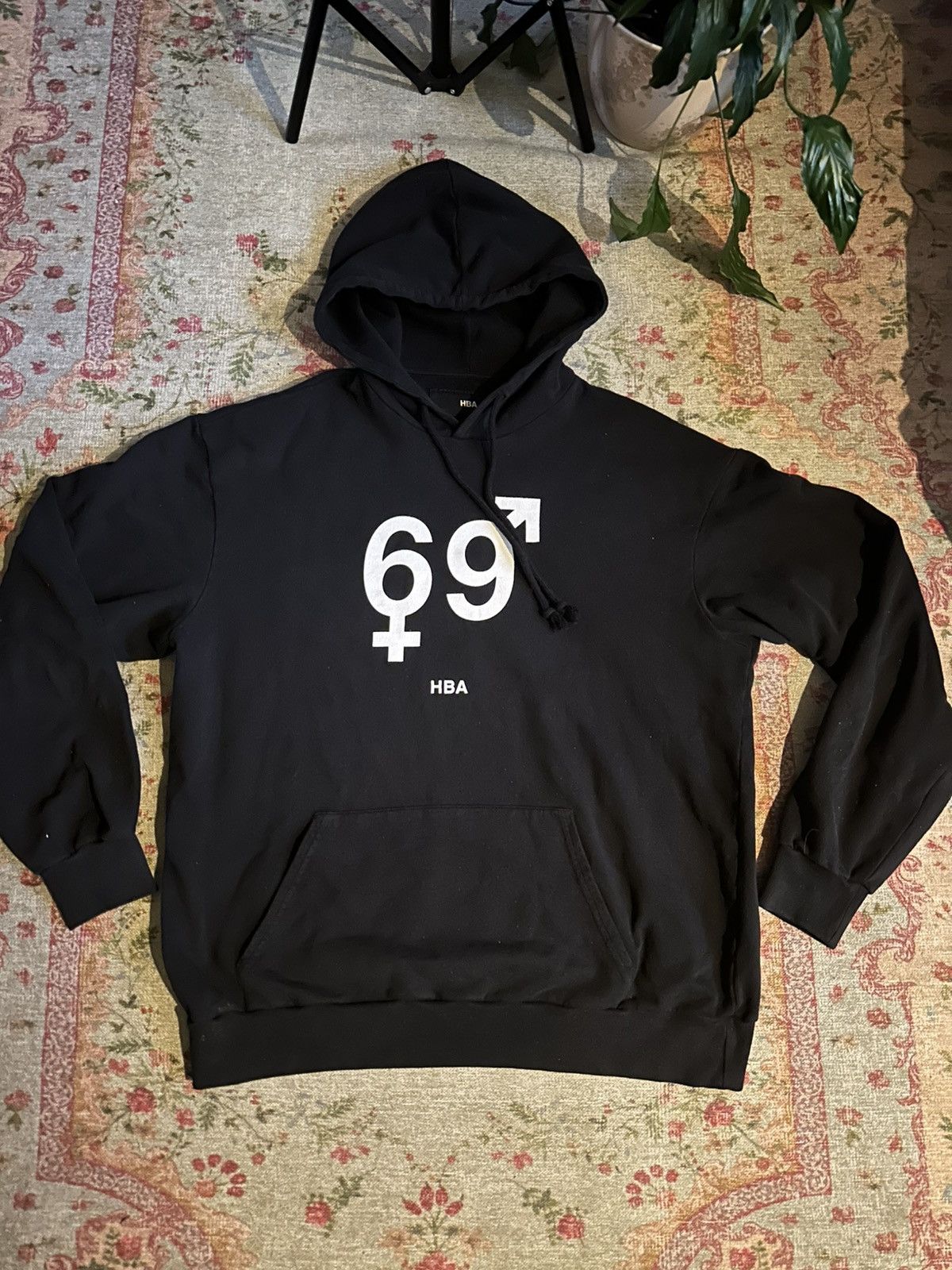 Hood By Air Hood By Air HBA Logo Hoodie Black Size M (Fits L) Size US XL / EU 56 / 4 - 1 Thumbnail