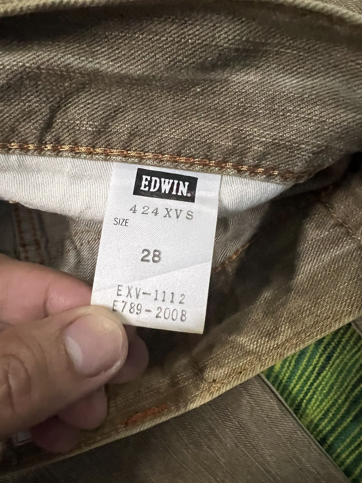 Edwin × If Six Was Nine × Japanese Brand FLARE EDWIN EXCLUSIVE VINTAGE BROWN JEANS VERY RARE Size US 30 / EU 46 - 16 Thumbnail