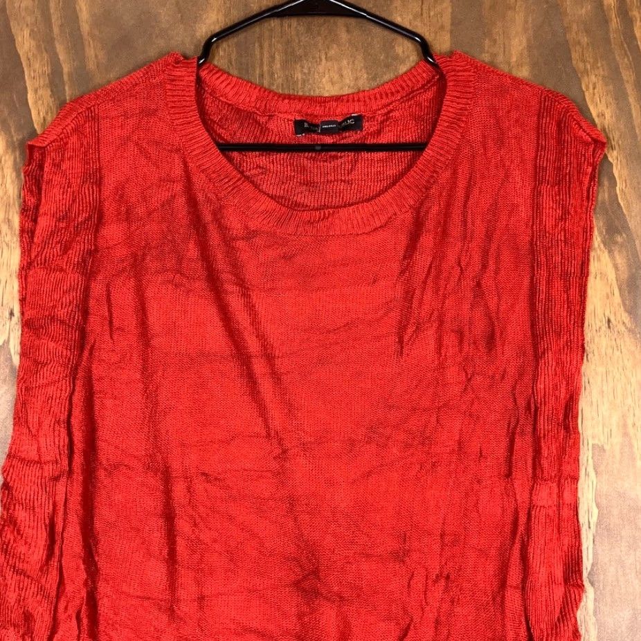Banana Republic Banana Republic Womens Vest Knit Round Neck Sleeveless M Orange Sweater Casual Workwear Size M / US 6-8 / IT 42-44 - 2 Thumbnail