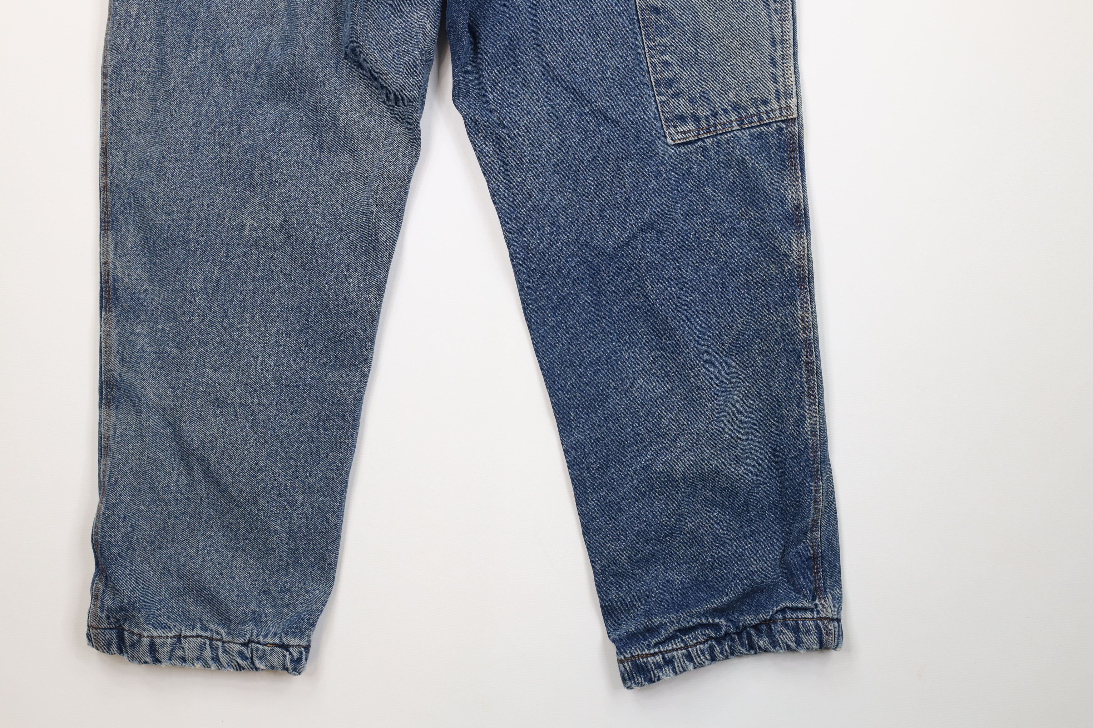 Vintage Vintage 90s Y2K Streetwear Flannel Lined Straight Leg Jeans Size US 38 / EU 54 - 14 Thumbnail