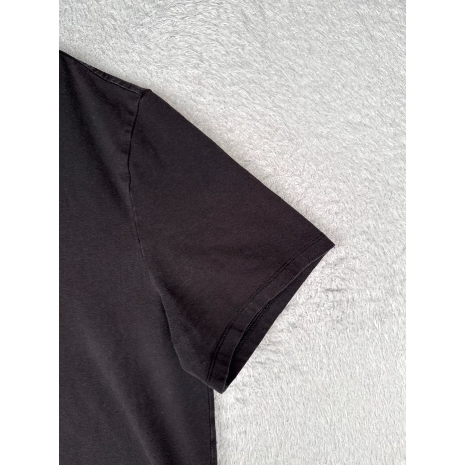 Tommy Hilfiger Tommy Hilfiger Shirt Adult XL Black Short Sleeve Crew Cotton Blend READ Size US XL / EU 56 / 4 - 2 Thumbnail