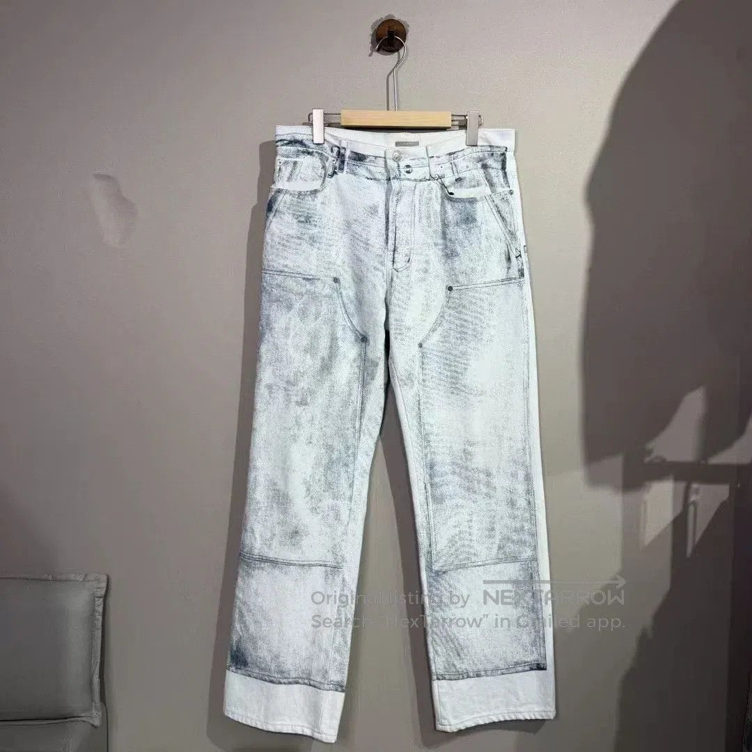 Dior Dior Cargo Effect Printed Jeans. Size US 32 / EU 48 - 1 Thumbnail