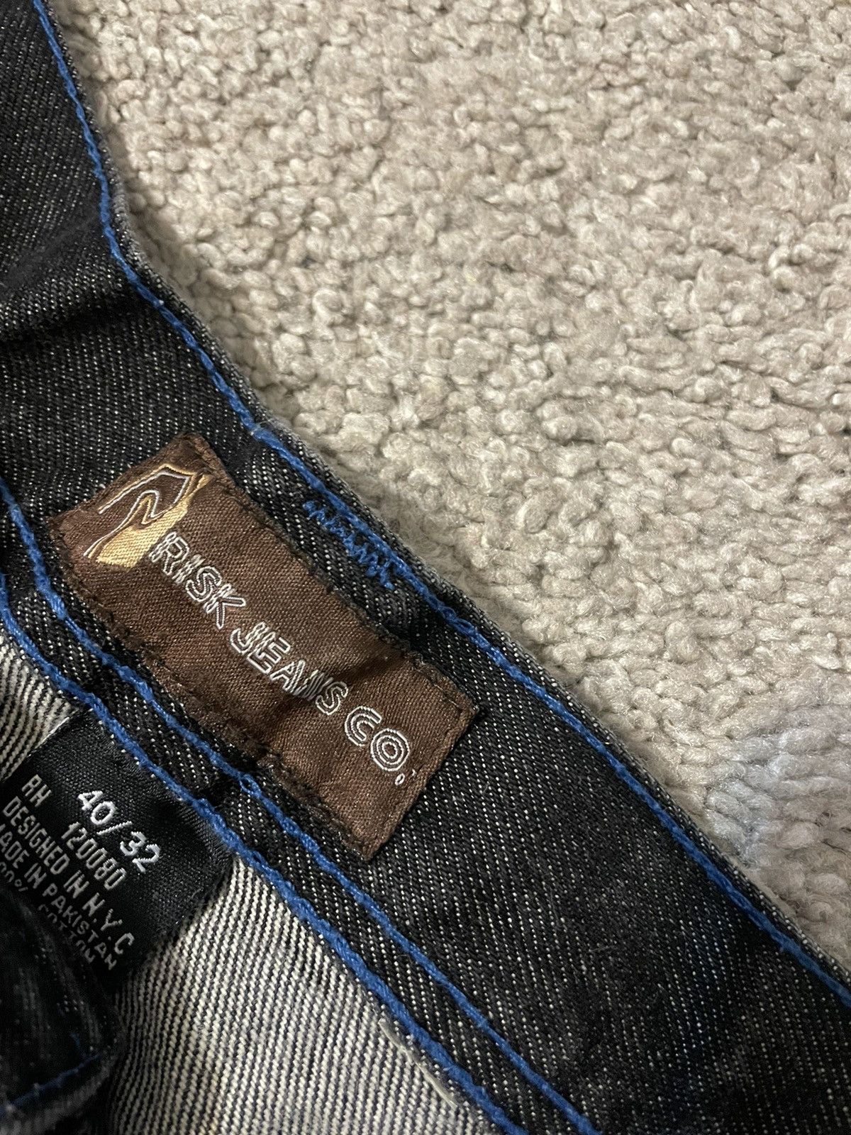 Vintage Vintage Y2K Risk Jeans Co Mens 40/32 Baggy Skater Style Size US 40 / EU 56 - 9 Thumbnail
