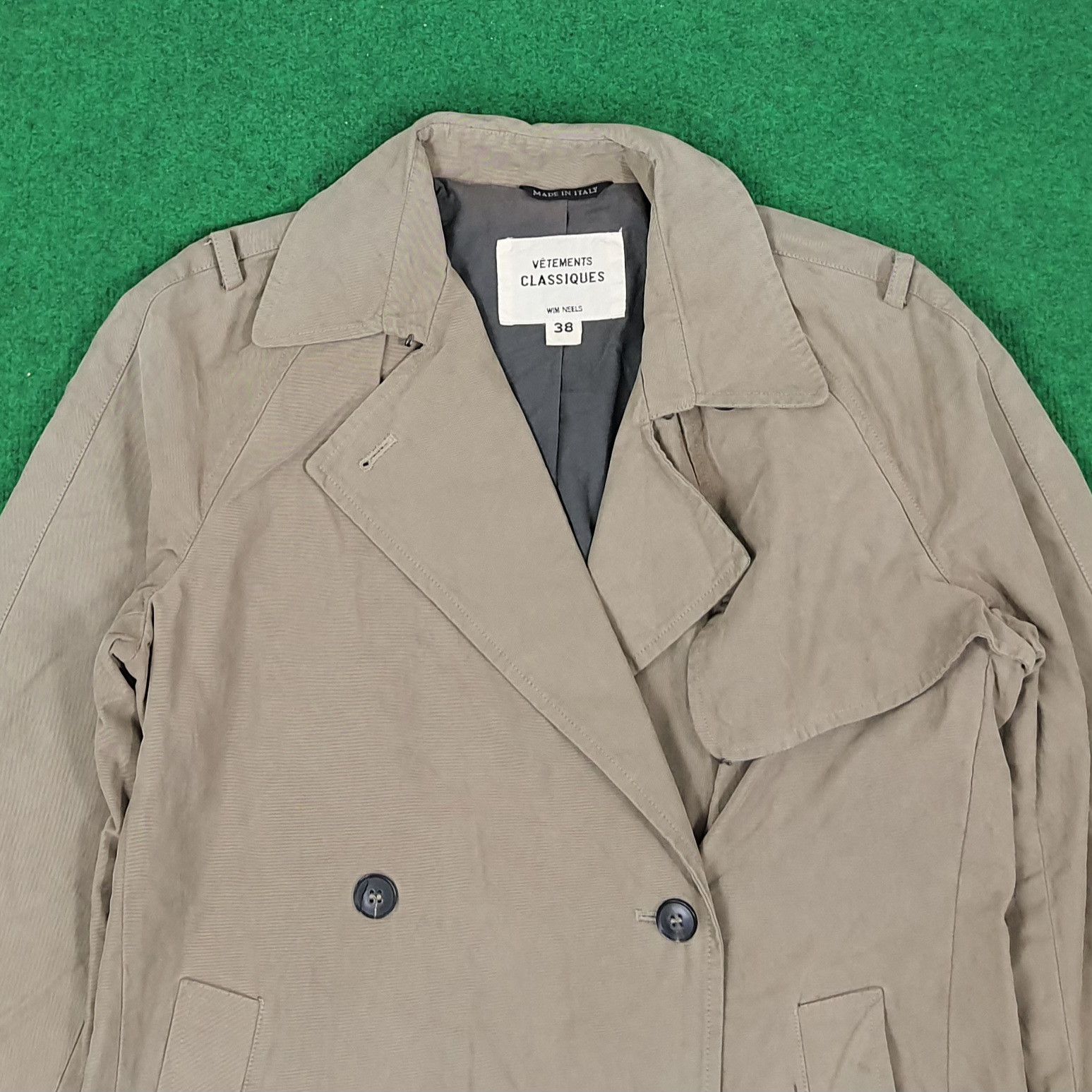 Other Vintage Vetements Classiques Italy Trench Jacket C242N24 Size US M / EU 48-50 / 2 - 2 Thumbnail