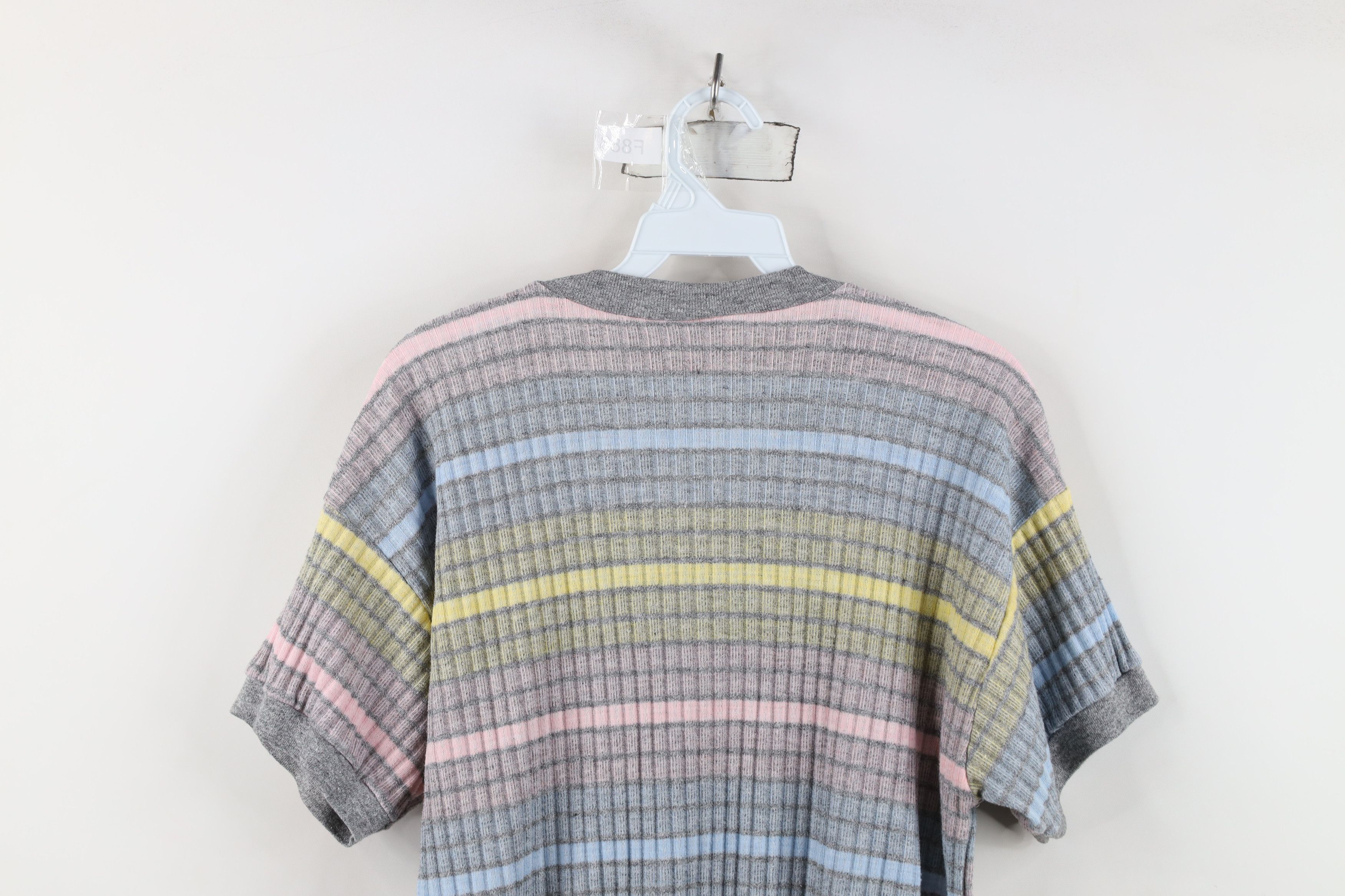 Vintage Vintage 70s Streetwear Ribbed KnitShort Sleeve Sweater USA Size M / US 6-8 / IT 42-44 - 11 Thumbnail
