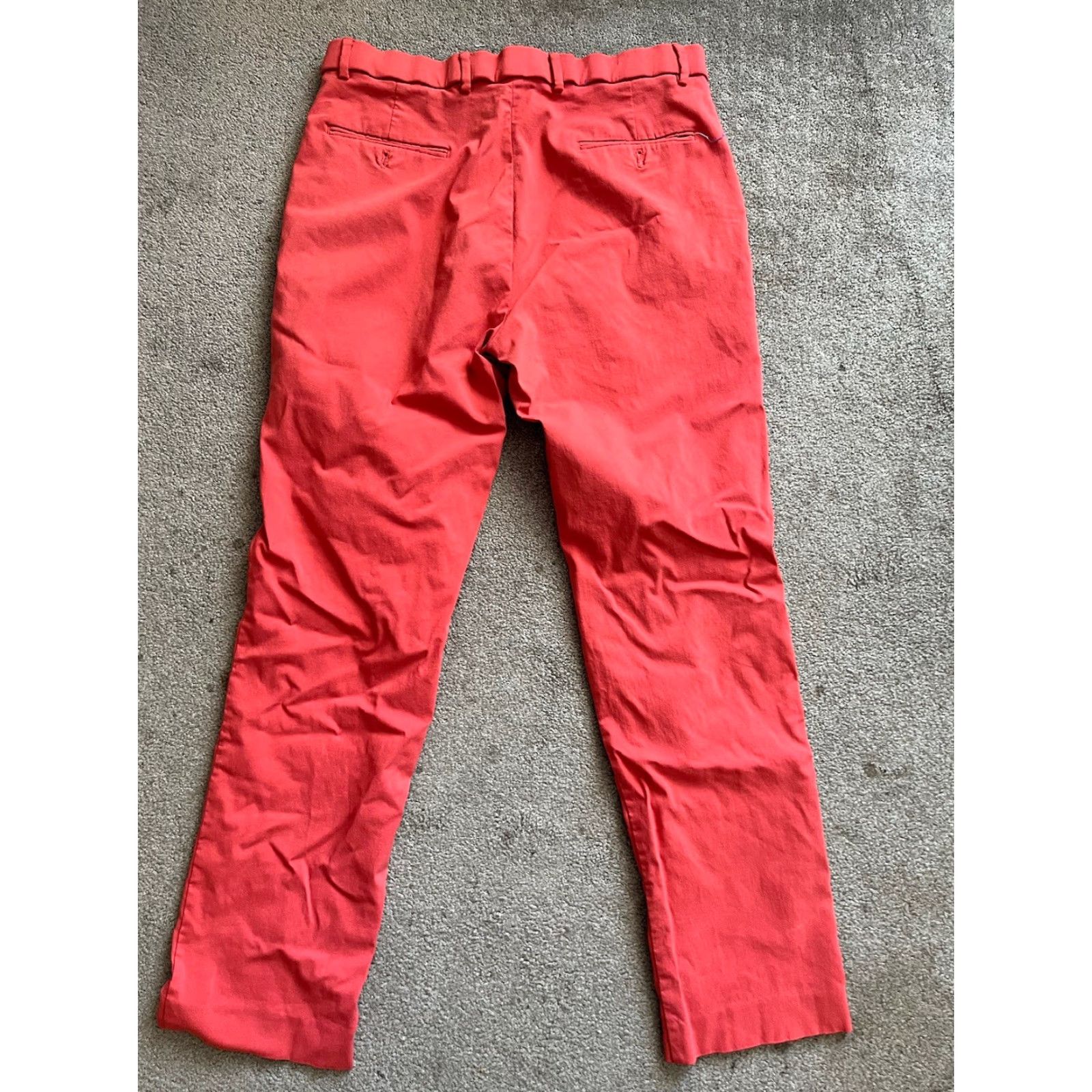 Tommy Hilfiger Tommy Hilfiger Chino Pants Men Pink Solid Straight Leg 32x29 Regular Size 32 Inseam 29 Pink Chino Pants Mens Size US 32 / EU 48 - 3 Thumbnail
