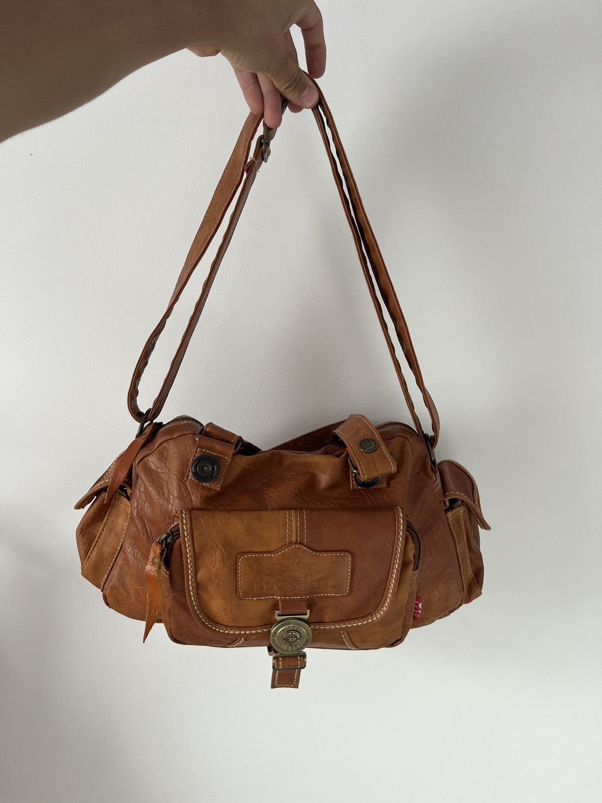 Diesel Diesel vintage y2k leather bag multiple cargo Size ONE SIZE - 2 Thumbnail